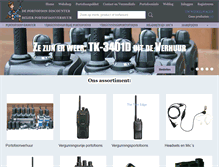 Tablet Screenshot of portofoondiscounter.nl